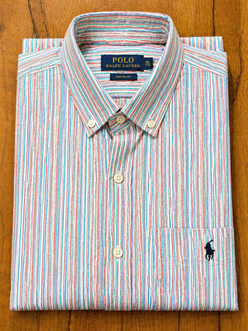 RL Shirt Multi stripes pocket