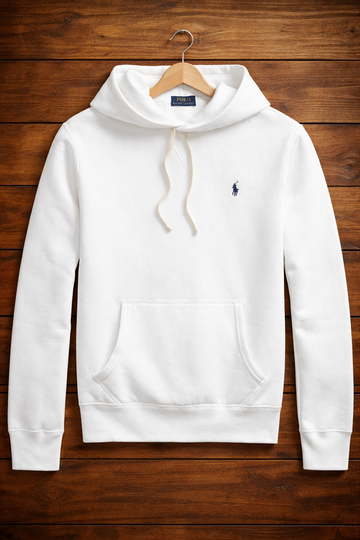 RL Fleece Hoodie (White)