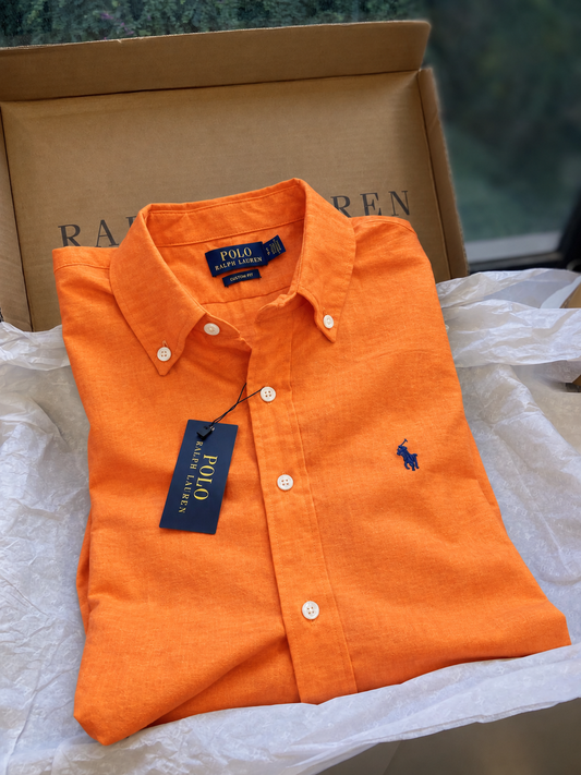ABD Orange LINEN Shirt