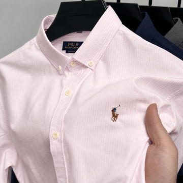Pink Stripes oxford shirt