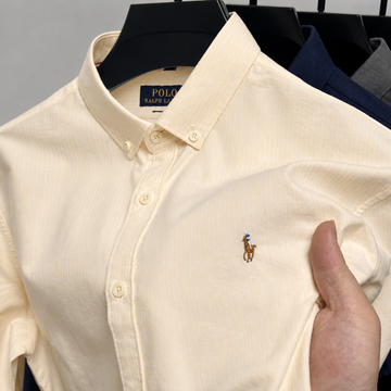 Yellow Stripes oxford shirt