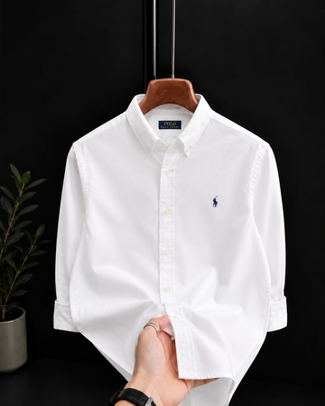 ABD Poplin White Shirt