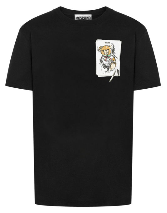 Moschino Teddy Bear Print T-shirt Big  Logo