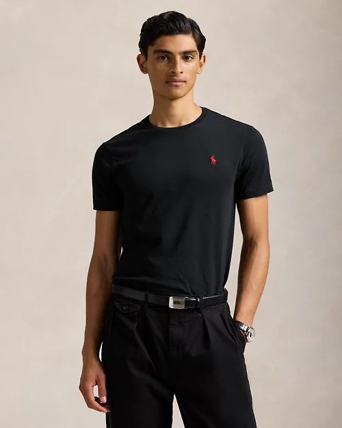 Black Crew Neck Tshirt