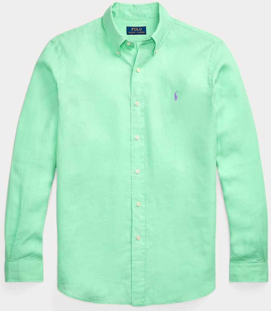 ABD Sea Green LINEN Shirt