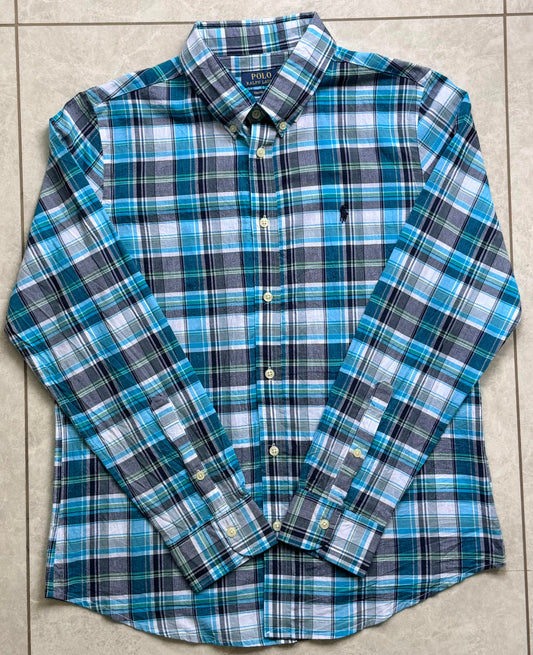 RL Madras cotton Blue checks (super soft)