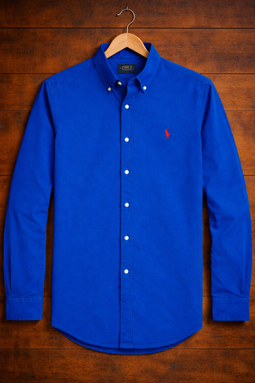 Royal Blue Oxford Multi Logo