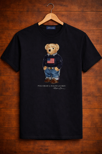Teddy Tshirt Black (Us Sweater)