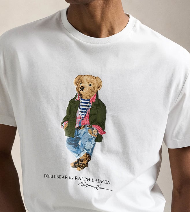 Teddy Tshirt Black (Green coat)