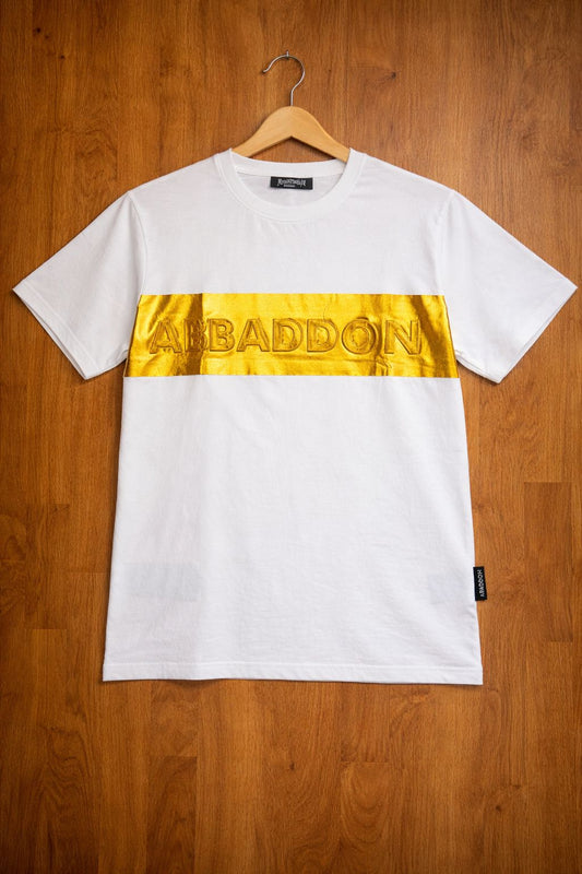 Women's Luxurious 5D Emboss Gold Foil print T-Shirt