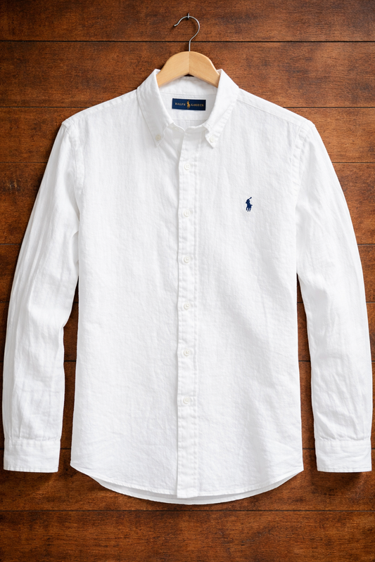 ABD White LINEN Shirt