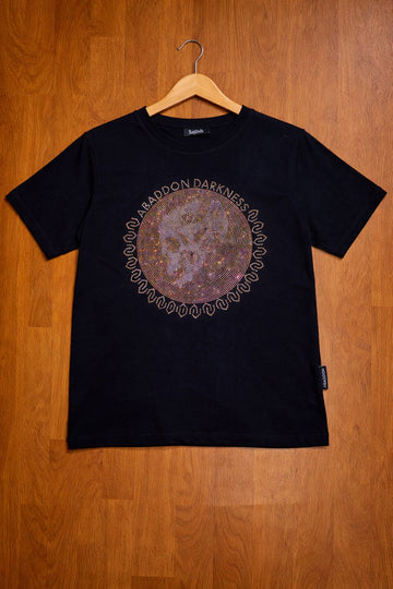 Women's Signature Multi Color Crystal Diamond T-Shirt