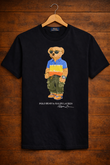 Teddy Tshirt Black (Multi Tshirt)