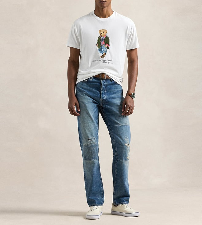 Teddy Tshirt Black (Green coat)