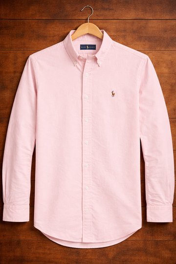 Pink Oxford Multi Logo
