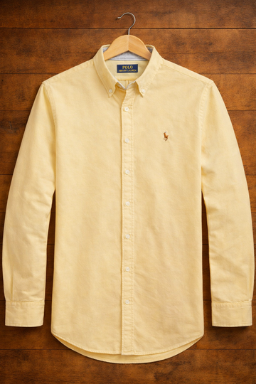 Yellow Oxford Shirt (Multi Logo)