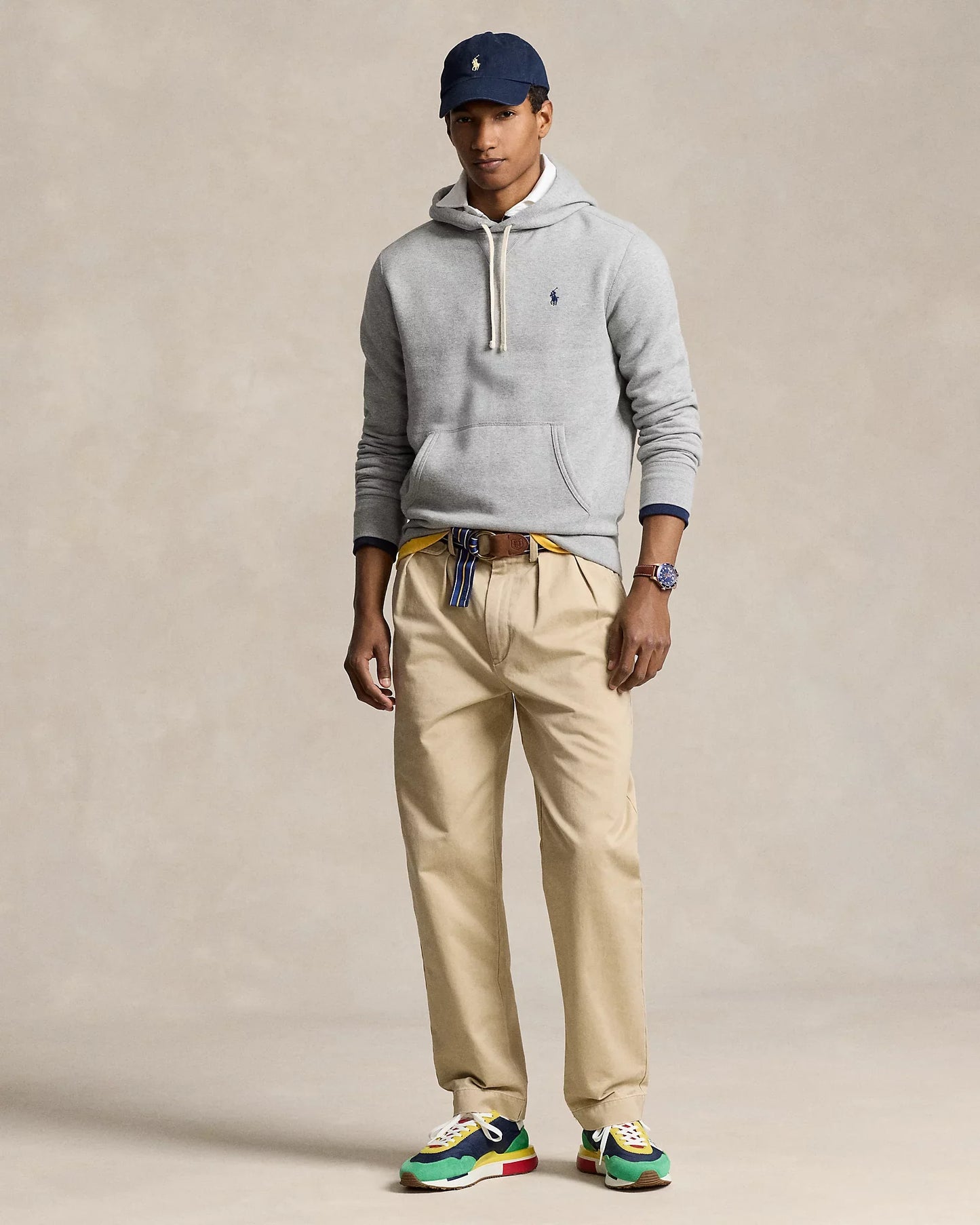 RL Fleece Hoodie (Grey)