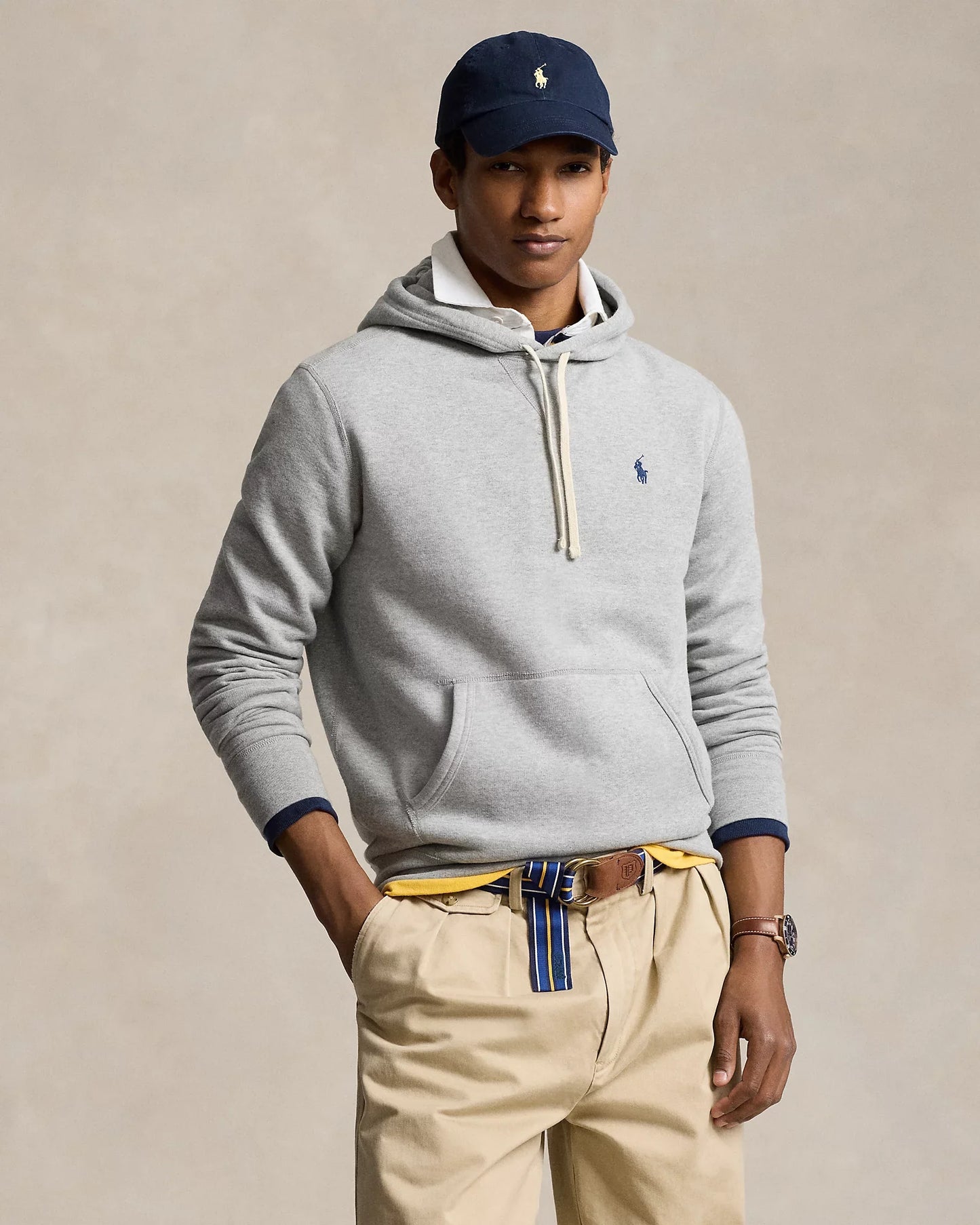 RL Fleece Hoodie (Grey)